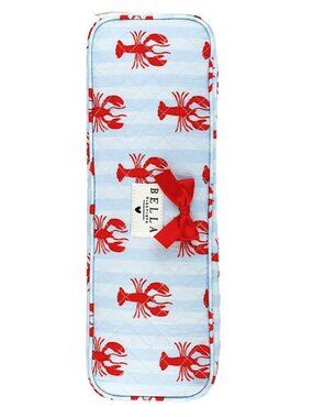 Bella Sleep and Spa Quilted Hairtool bag with Lobsters